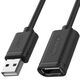 Kabel USB Unitek USB-A - USB-A 5 m Czarny (Y-C418GBK)