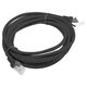 Lanberg Patchcord, Cat5e, nieekranowany, 1.5m, czarny (PCU5-10CC-0150-BK)