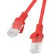 Lanberg Patchcord, Cat6, nieekranowany, 15m, czerwony PCU6-10CC-1500-R