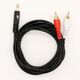 Kabel TB Print Jack 3.5mm - RCA (Cinch) x2 2.5m czarny (AKTBXAJ2RCA250B)