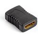 Adapter AV Lanberg HDMI - HDMI czarny (AD-0018-BK)