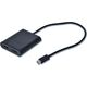 Stacja/replikator I-TEC USB-C - HDMI x2 Czarny  (C31DUAL4KHDMI)