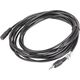Kabel Lanberg Jack 3.5mm - Jack 3.5mm 5m czarny (CA-MJFJ-10CC-0050-BK)