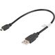 Kabel USB Lanberg USB-A - miniUSB 0.3 m Czarny (CA-USBK-10CC-0003-BK)