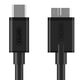 Kabel USB Unitek USB-C - microUSB 1 m Czarny (Y-C475BK)