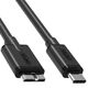 Kabel USB Unitek USB-C - microUSB 1 m Czarny (Y-C475BK)