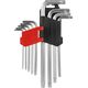 Yato Zestaw kluczy trzpieniowych torx typ L T10-T50 z otworem 9szt. (YT-0511)