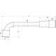 Yato Klucz nasadowy fajkowy typu L 13mm (YT-1633)