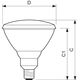 Philips Promiennik podczerwieni PAR38 IR 230V 150W E27 (871150012887415)