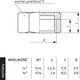 Perfexim Zaślepka mosiężna GW 3/4" (07-202-0200-000)