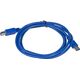 Kabel USB Akyga USB-A - micro-B 1.8 m Niebieski (AK-USB-09)