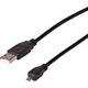 Kabel USB Akyga USB-A - UE-E6 1.5 m Czarny (AK-USB-20)