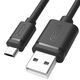 Kabel USB Unitek USB-A - microUSB 0.5 m Czarny (Y-C454GBK)