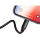 Kabel USB Baseus USB-A - USB-C + microUSB + Lightning 1.2 m Czarny (31567-uniw)
