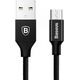 Kabel USB Baseus USB-A - microUSB 1.5 m Czarny (30460-uniw)