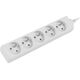 Lanberg 1.5m, biała, 5 gniazd, kabel wykonany z pełnej miedzi-PS0-05E-0150-W
