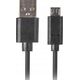 Kabel USB Lanberg USB-A - microUSB 3 m Czarny (CA-USBM-20CU-0030-BK)
