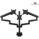 Maclean Uchwyt biurkowy na 3 monitory 17" - 27" (MC-811)