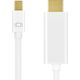 Kabel LogiLink DisplayPort Mini - HDMI 3m biały (CV0124)