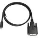 Kabel USB LogiLink USB-C - DVI-D 1.8 m Czarny (UA0331)