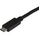 Kabel USB StarTech USB-A - USB-C 0.5 m Czarny (USB31AC50CM)