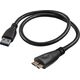 Kabel USB Akyga USB-A - microUSB 0.5 m Czarny (AK-USB-26)