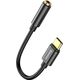 Adapter USB Baseus L54 USB-C - Jack 3.5mm Czarny  (6953156297845)