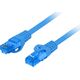 Lanberg PATCHCORD KAT.6A S/FTP LSZH CCA 3M NIEBIESKI FLUKE PASSED LANBERG
