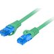Lanberg PATCHCORD KAT.6A S/FTP LSZH CCA 2M ZIELONY FLUKE PASSED LANBERG