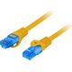 Lanberg PATCHCORD KAT.6A S/FTP LSZH CCA 15M POMARAŃCZOWY FLUKE PASSED LANBERG