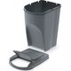 Kosz na śmieci Prosperplast Sortibox do segregacji 4 x 35L szary (IKWB35S4-405U)