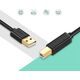 Kabel USB Ugreen USB-A - USB-B 3 m Czarny (10351)