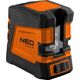 Neo Laser krzyżowy 75-107 zielony 20 m