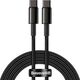 Kabel USB Baseus USB-C - USB-C 2 m Czarny (CATWJ-A01)