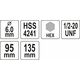 Yato YATO UCHWYT DO OTWORNIC HSS 1/2" HEX 10mm YT-43992
