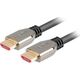 Kabel Lanberg HDMI - HDMI 1.8m srebrny (CA-HDMI-30CU-0018-BK)