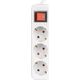 Listwa zasilająca Lanberg PS1-05F 3 gniazda 1.5 m biała (PS1-03F-0150-W)
