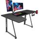 Biurko Huzaro Hero 7.7 Czarne 160 cmx60 cm