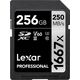 Karta Lexar Professional 1667x SDXC 256 GB Class 10 UHS-II/U3 V60 (LSD256CB1667)