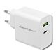 Ładowarka Qoltec 1x USB-A 1x USB-C 3 A (51718)