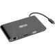 Stacja/replikator Tripp Lite Tripp Lite USB-C Dock, Dual Display - 4K HDMI/mDP, VGA, USB 3.2 Gen 1, USB-A/C Hub, GbE, Memory Card, 100W PD Charging