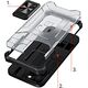 Hurtel Crystal Ring Case pancerne hybrydowe etui pokrowiec + magnetyczny uchwyt iPhone 12 Pro czerwony