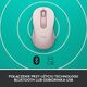 Mysz Logitech M650 L Różowy (910-006237)
