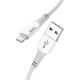 Kabel USB Partner Tele.com USB-A - Lightning Biały