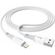 Kabel USB Partner Tele.com USB-A - Lightning Biały