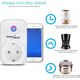 GreenBlue Gniazdko WIFI sterowane zdalnie GreenBlue GB155G Android iOS Alexa Google Home timer max 2000W (typ niemiecki)