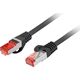 Lanberg PATCHCORD KAT.6 FTP LSZH CU 10M BLACK FLUKE PASSED LANBERG