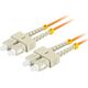 Lanberg PATCHCORD ŚWIATŁOWODOWY MM SC/UPC-SC/UPC DUPLEX 3.0MM OM2 50/125 LSZH 2M POMARAŃCZOWY LANBERG