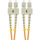 Lanberg PATCHCORD ŚWIATŁOWODOWY MM SC/UPC-SC/UPC DUPLEX 3.0MM OM2 50/125 LSZH 2M POMARAŃCZOWY LANBERG
