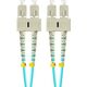 Lanberg PATCHCORD ŚWIATŁOWODOWY MM SC/UPC-SC/UPC DUPLEX 3.0MM OM3 50/125 LSZH 2M AQUA LANBERG